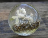 Au Natural Flower Bubble Resin Ring