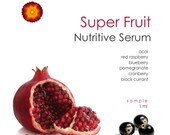 Superfruit Serum - Organic Bioactive Serum. Acai, Sea Buckthorn and Cranberry. All Natural and Vegan, for All Skin Types.