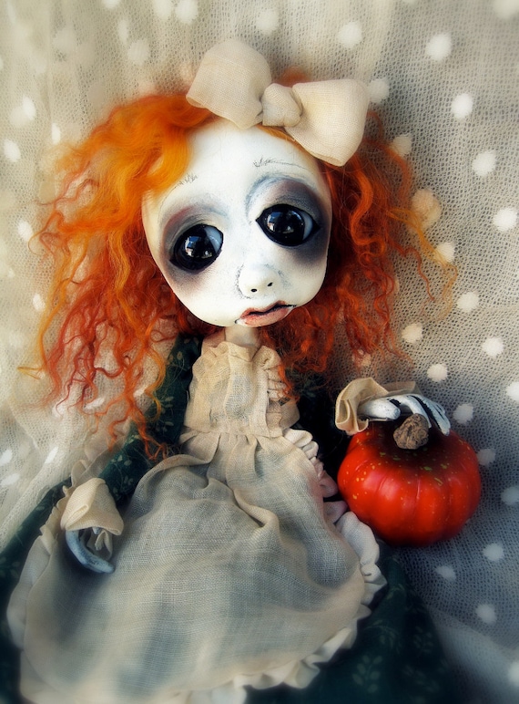Loopy ooak Gothic Art Halloween decoration Doll Melissa RESERVED for R