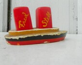 RARE Salt and Pepper Shakers S&P 1940s