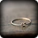 Knot ring - recycled solid 14K yellow gold ring