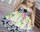 American Girl doll Clothes  18" doll or 23" doll twirl dress - Amber