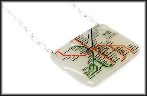 Boston Transit Necklace -  SALE