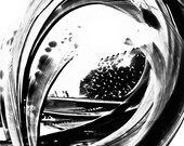 Black and White Painting BW Abstract Art Artwork High Contrast Depth Black Magic 254 Minimalism Minimalist Modern Contemporary Cummings