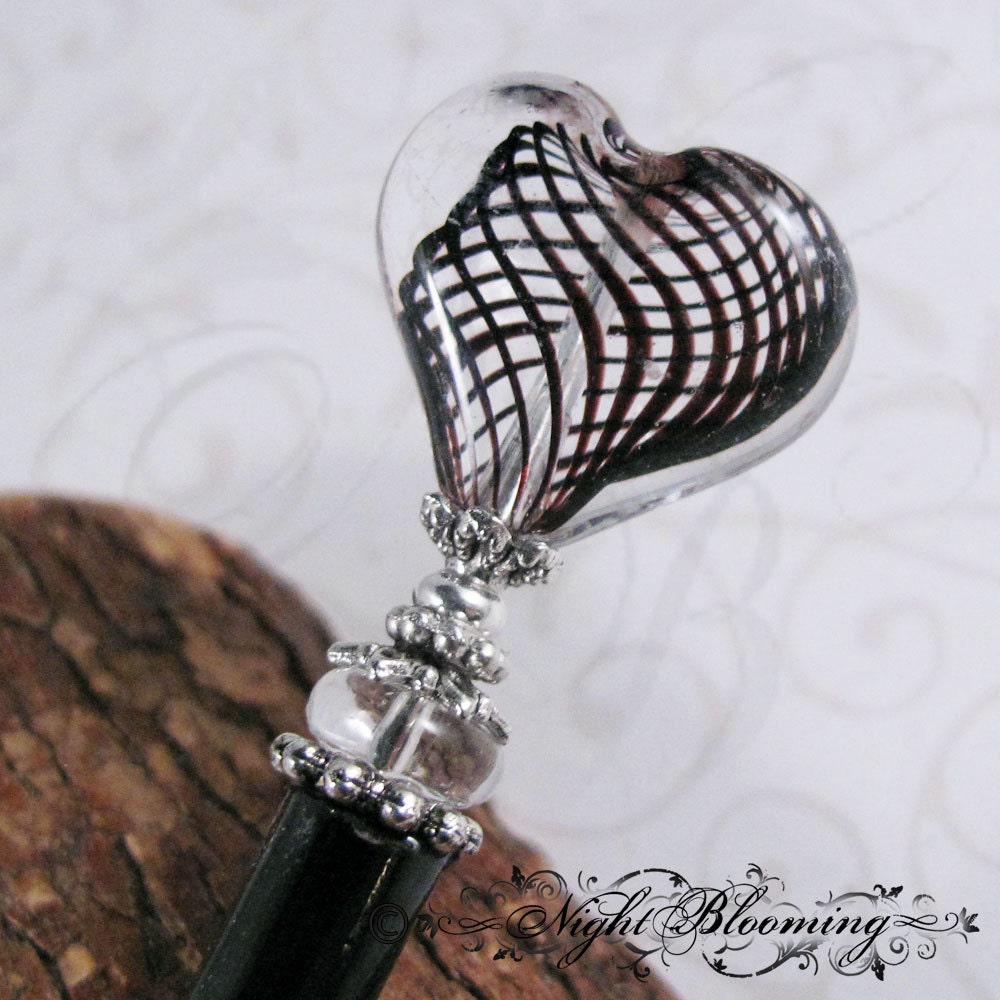 Threads of Jorogumo: Hair Stick of the Binding Bride- Heart