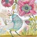 watercolor painting of a blue bird - an archival, limited edition print - 8 x 10 inche by cori dantini