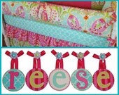 Baby Nursery Round Hanging Wall Letters for Garden Kumari Bedding