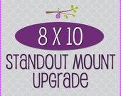 8 x 10 Standout Mount Upgrade - for any wall art print in my shop