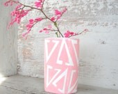 Sweet pink Triangle Vase