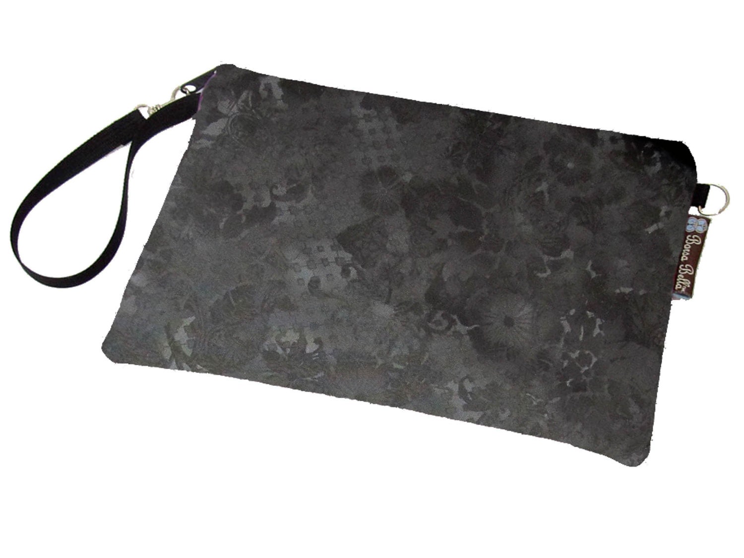 Kindle 4 case / Nook Color Bag / Kindle Fire Cover / Kindle 3 Bag / MEDIUM Padded case fits covered eReaders  - Simply Black Fabric