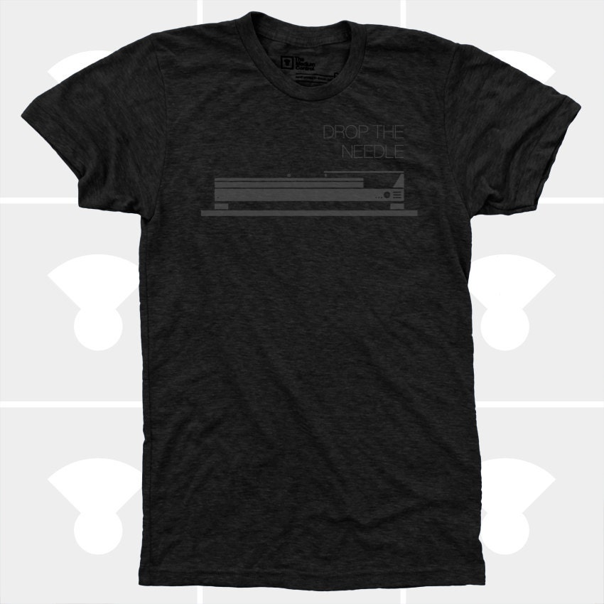 Men T-Shirt: Drop the Needle - You Choose Your T-Shirt Color