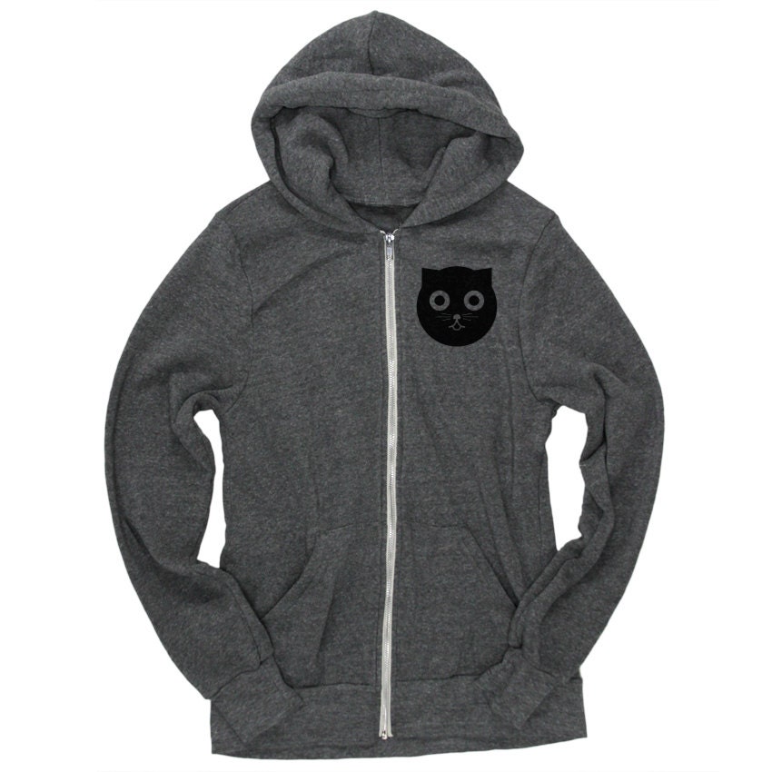 Women Hoodie - Watson the Cat - Zip Hoodie - FREE GIFT BAG
