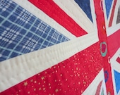Austerity Britain No 8 - Large Patchwork Quilt Union Jack Wall Hanging - Ex-Display