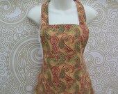 Womans Apron With  Flirty Ruffle Skirt