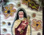 St Therese - Flag - Banner - Art