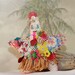 Sea Side Sally - Star Fish Quilty Critter - Hula Beach Party Girl