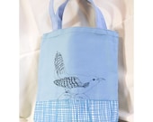 House Wren Embrodiered Tote Bag