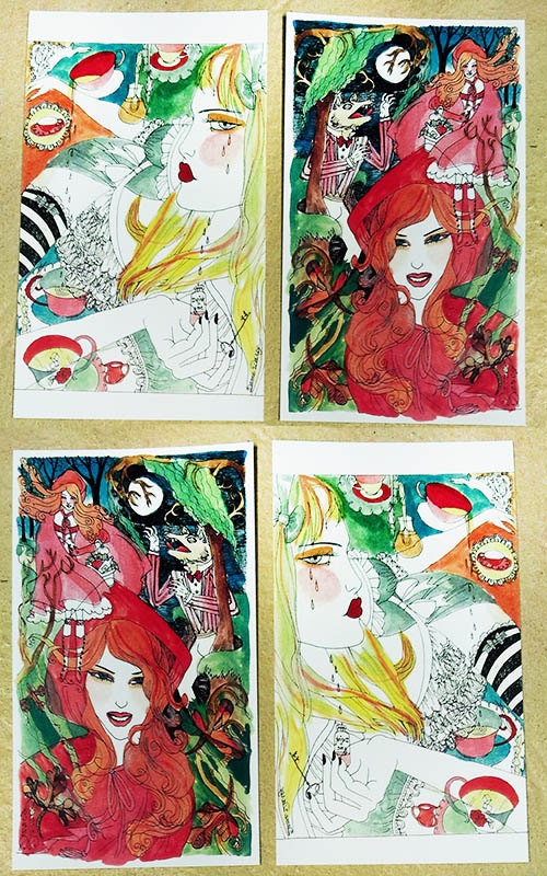 4 Postcard Pack