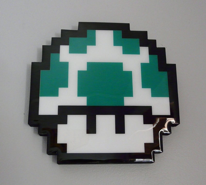magic mushroom - super mario 3 wall art