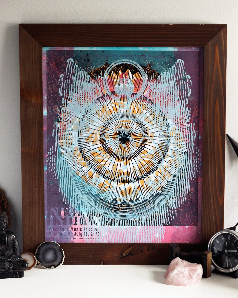 One-of-a-Kind Test Print - 16 x 20 Rare Poster - Hand Silkscreen Printed - Hero Design Studio
