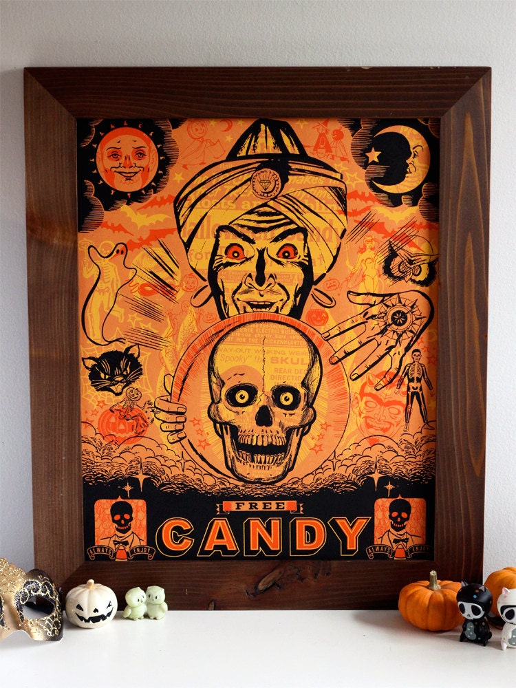Halloween Poster // Limited Edition Hand Printed Silkscreen Print / Poster - Hero Design Studio