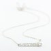 be mischievous and you will not be lonesome - 18" sterling silver fortune cookie necklace with fortune message at clasp