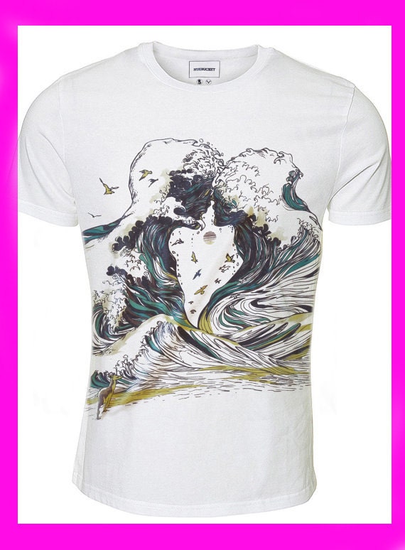Water t-shirt, Ocean tee, bird shirt, Deer, Nature, wave, Kiss shirt, Available S M L