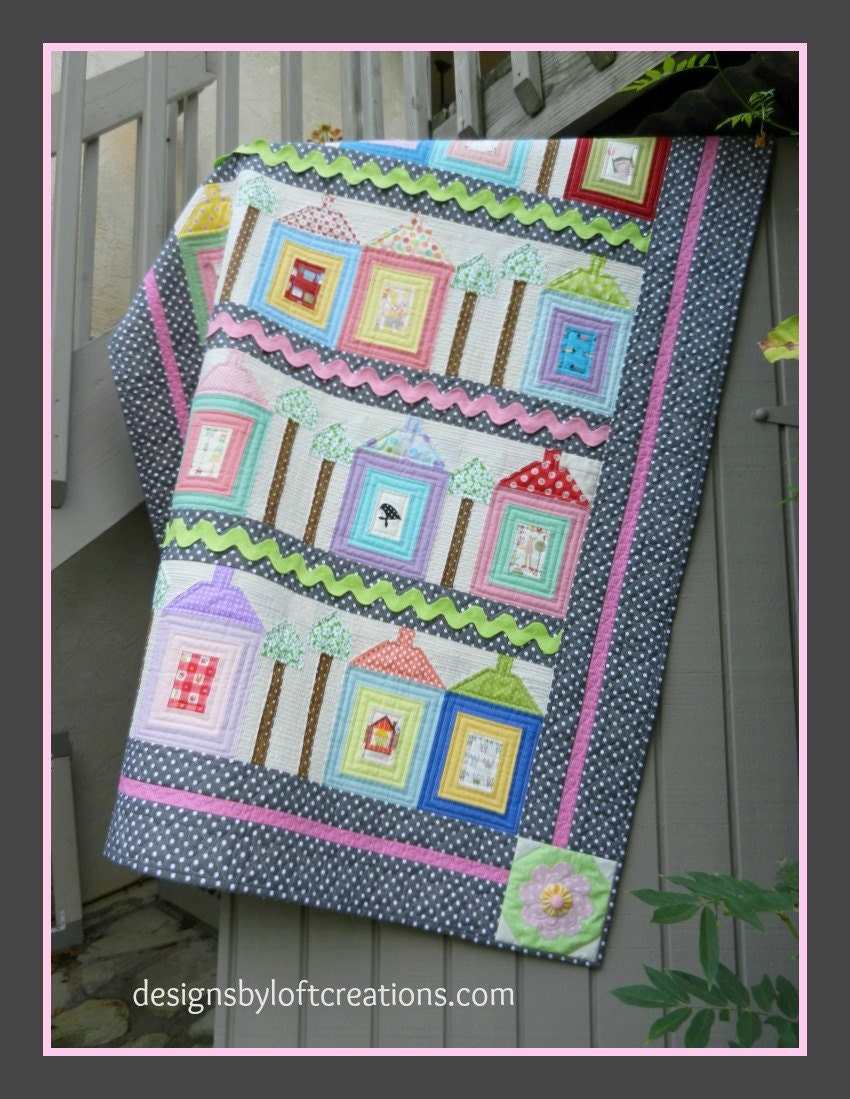 Peek-A-Boo Street Quilt Pattern