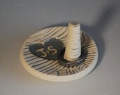 Customized, Tiny Ring Dish, Wood grain