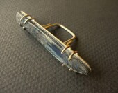 Aqueduct - sterling silver and kyanite knuckle duster ring