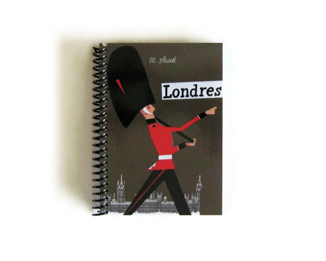 London Queens Guard - Notebook Spiral Bound - 4 x 6