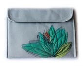 Canvas iPad 3 Sleeve - Aqua