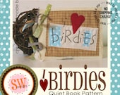 PATTERN for I Heart Birdies Quiet Book - digital .PDF download
