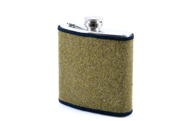 Vintage Military Blanket Flask - 6oz Flask