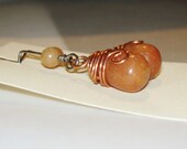 Earrings Red Adventurine
