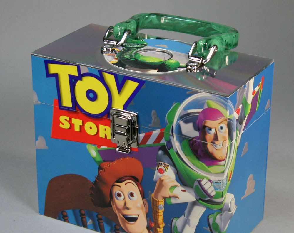 Recycled Laser Disc DVD Storage Case - Toy Story