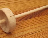 1 maple top whorl drop spindle for spinning spinning fiber, yarn, roving, wool or fleece