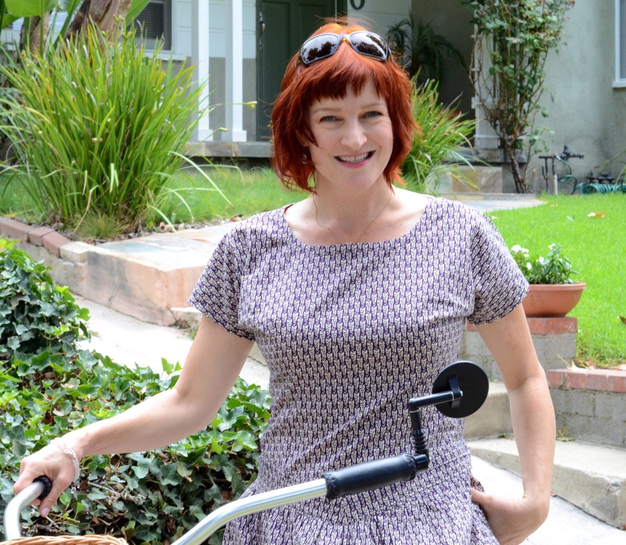 Custom Vintage 50's Dropped Waist Dress from a vintage pattern