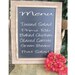 Rustic Wedding DIY Chalkboard sign Menu Large 16x20 Decoration Personalized Country Photo Prop Messages