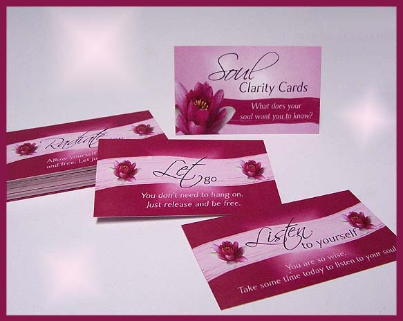 Soul Clarity Cards - 48 Cards & A Healing Amethyst Stone