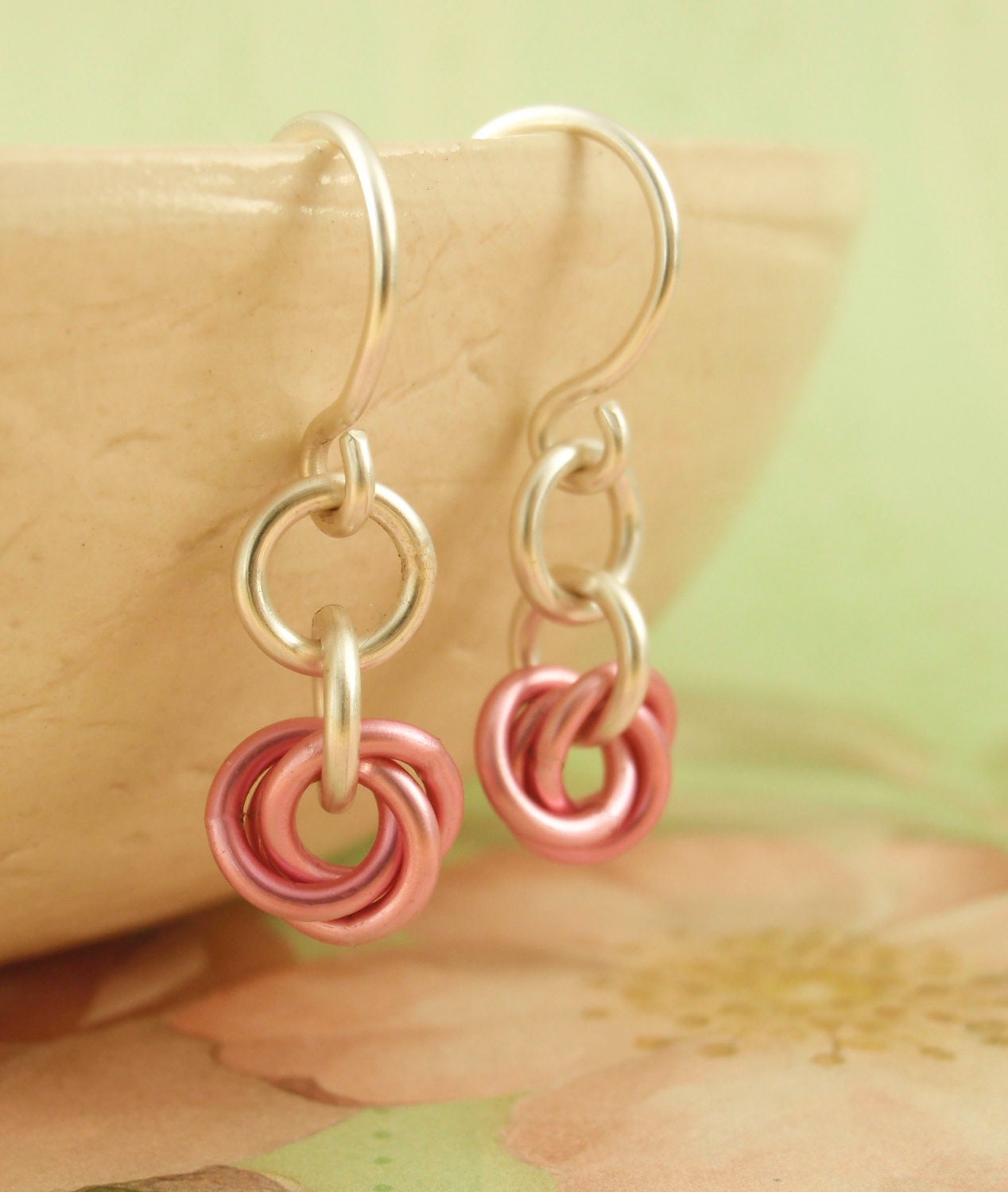 Little Cuties Earrings in Your Choice of COLORS - The Sweeter Side of Chainmaille