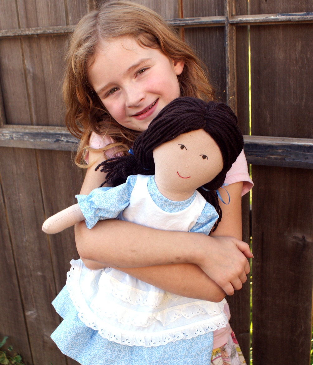 PDF Pattern - Playful Prudence Large Rag Doll Sewing Pattern