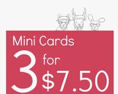 Mini Cards: 3 cards discount pack