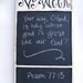 Verse of the Week Chalkboard - large game board