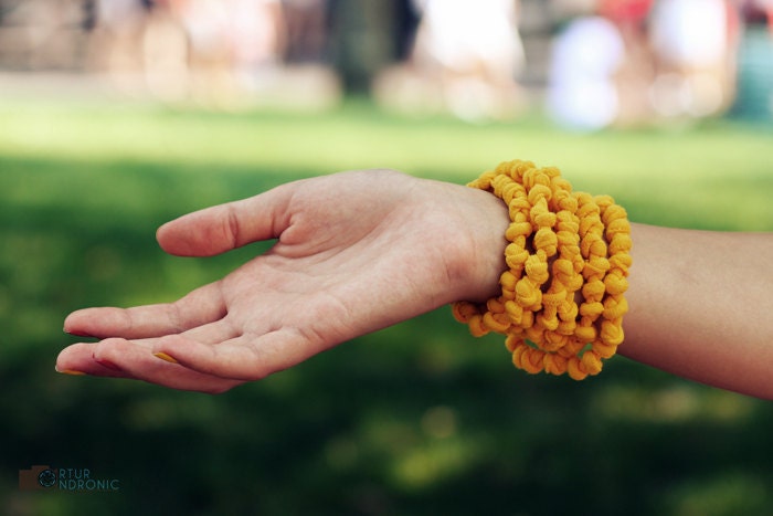 Goldenrod Long String of TeePearls