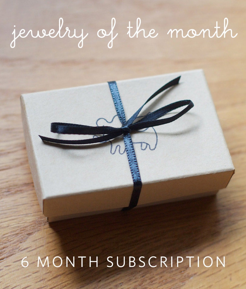 jewelry of the month club - 6 month subscription