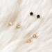 nova - tiny gold stud earrings by elephantine