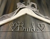Bride Wire Hangers Bridal Hangers Wedding Dress Hangers by OriginalBridalHanger