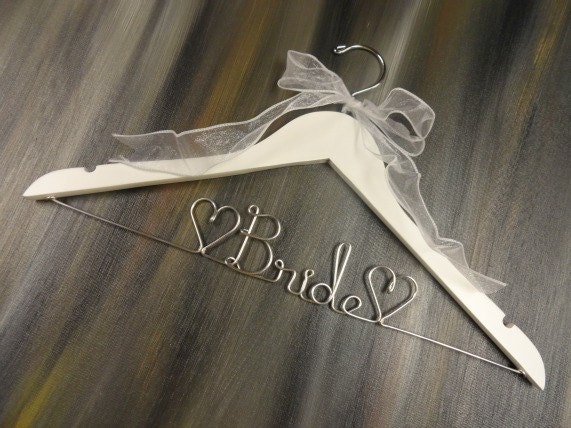 Bride Hanger Wire Wedding Dress Hangers by OriginalBridalHanger