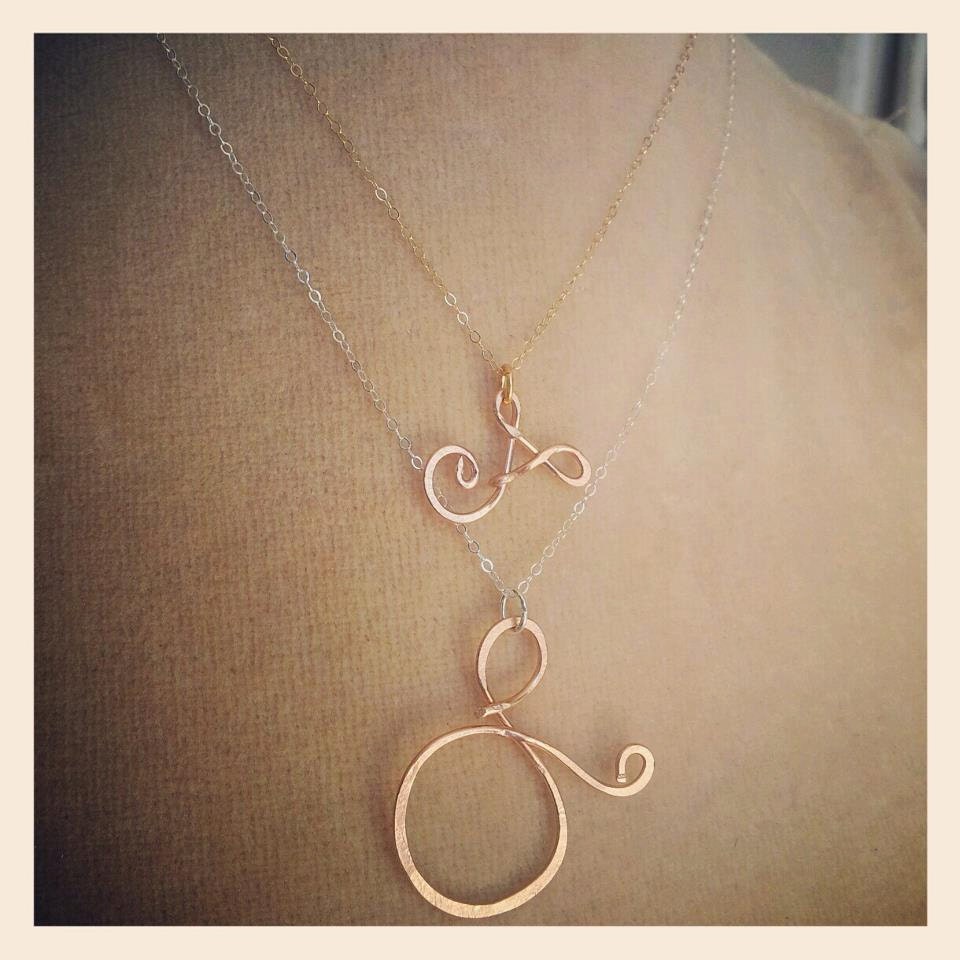 Say my Name Initial ROSE GOLD